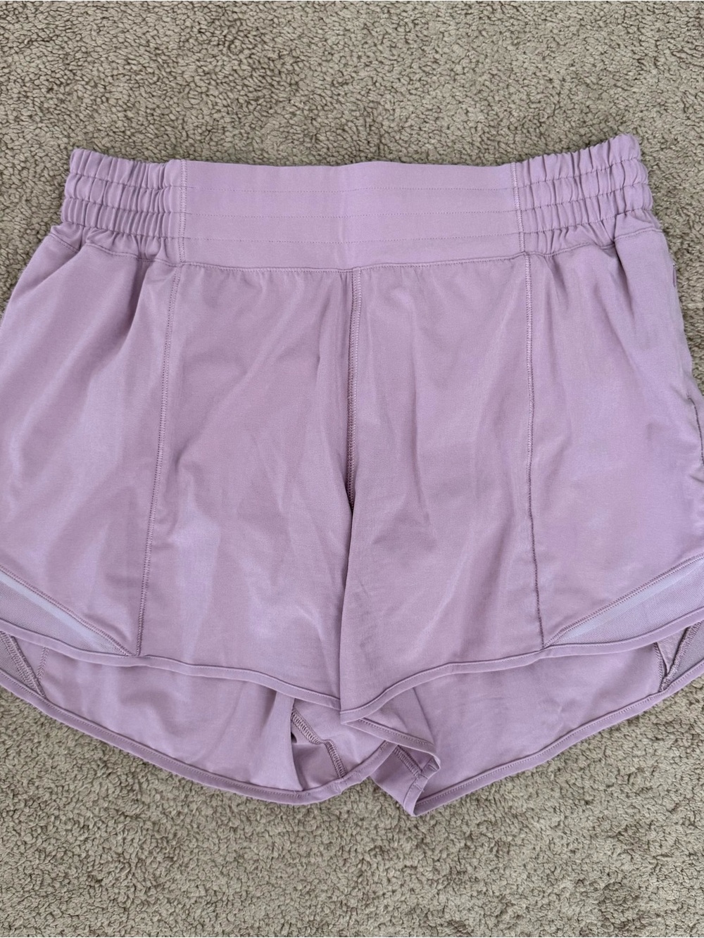 lululemon athletica Hotty Hot High Rise Shorts 4” Size 8 Pink
